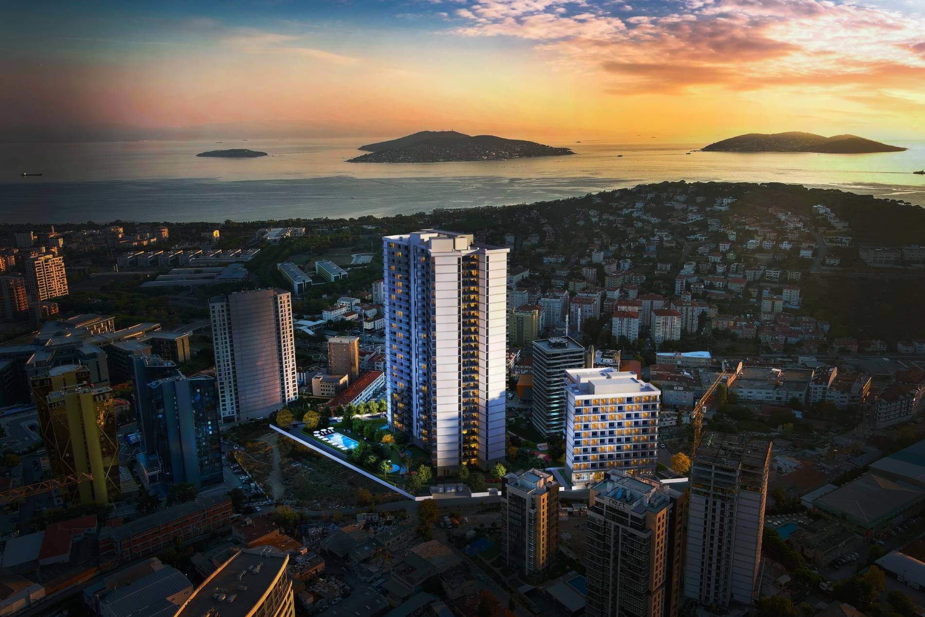 İstanbul, Maltepe LA Mer Dragos Projesi 198 Konut